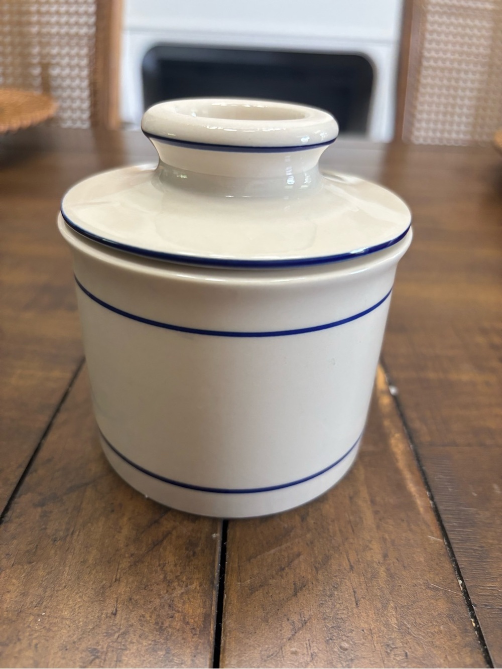 Vintage Norpro ceramic stoneware butter bell